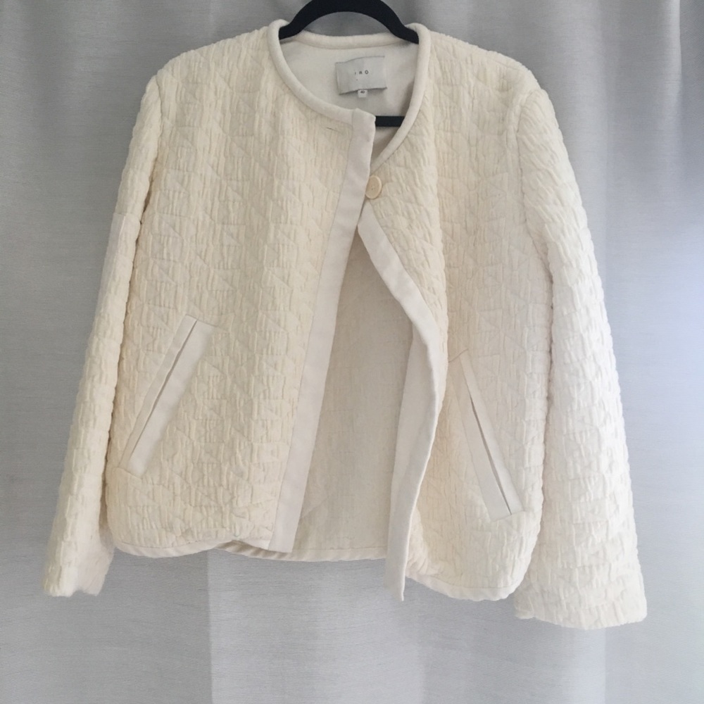 IRO silk linen blazer 2018